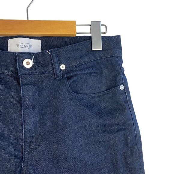 April 77 Men's Joey Slim New Overdrive Sabbath Raw Dark Wash Indigo Jeans US 29 - Picture 10 of 16